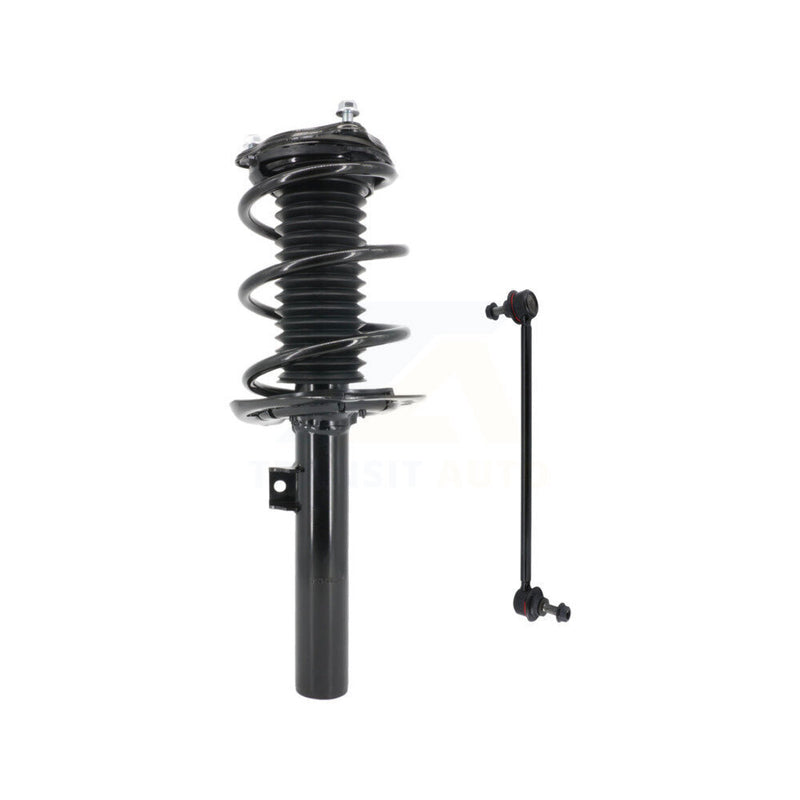 Transit Auto KSS-104670 Suspension Strut and Coil Spring Assembly for 2016-2022 Honda Insight, Honda Civic - Front Left