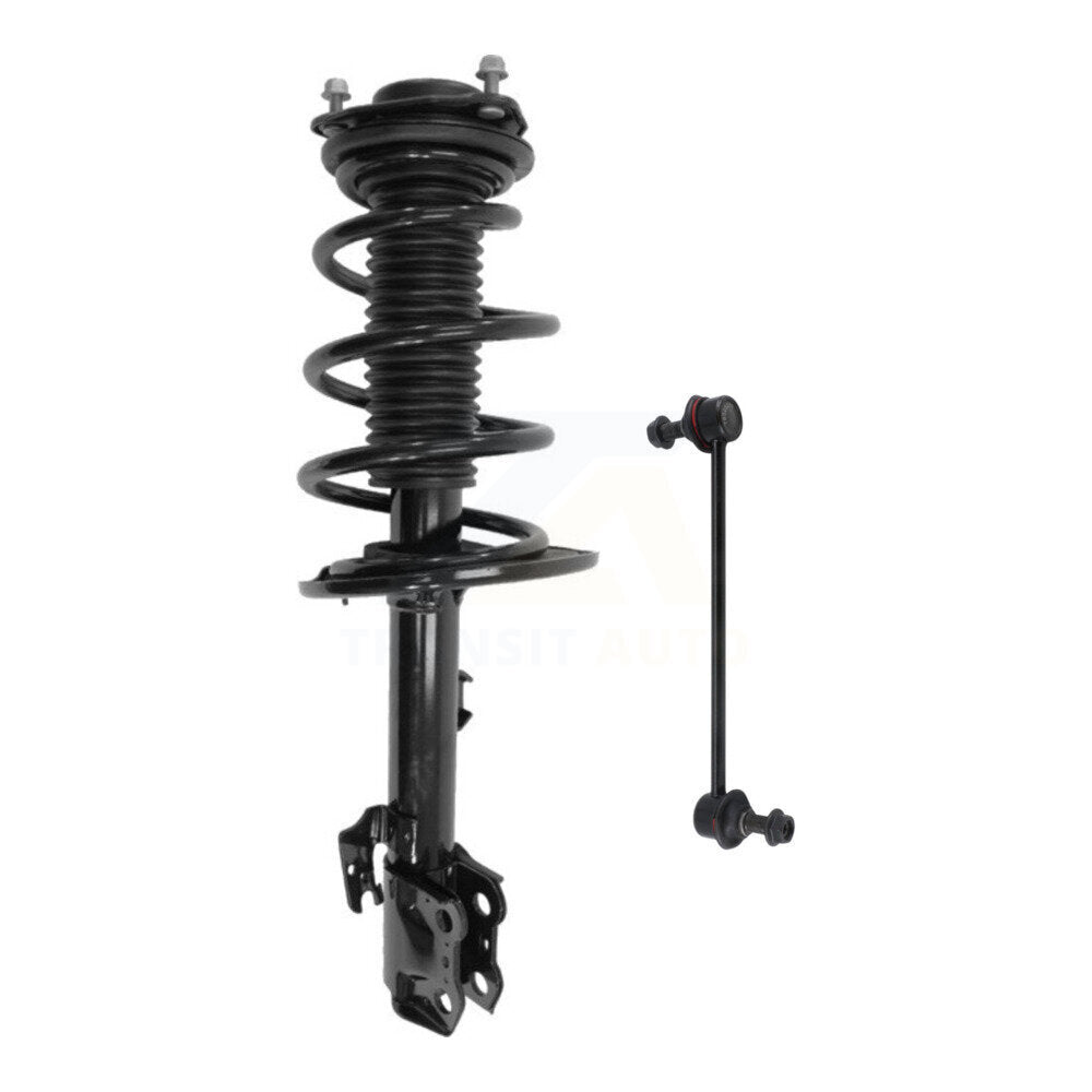 Transit Auto KSS-104673 Suspension Strut and Coil Spring Assembly for 2014-2019 Toyota Highlander - Front Left