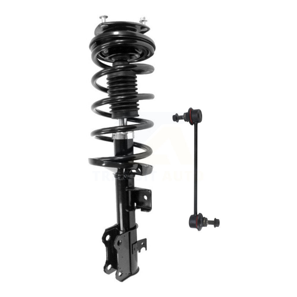 Transit Auto KSS-104677 Suspension Strut and Coil Spring Assembly for 2010-2013 Ford Transit Connect - Front Left