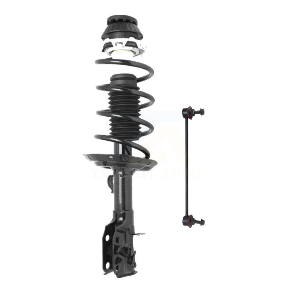 Transit Auto KSS-104681 Suspension Strut and Coil Spring Assembly for 2009-2014 Honda Insight, Honda Fit - Front Left
