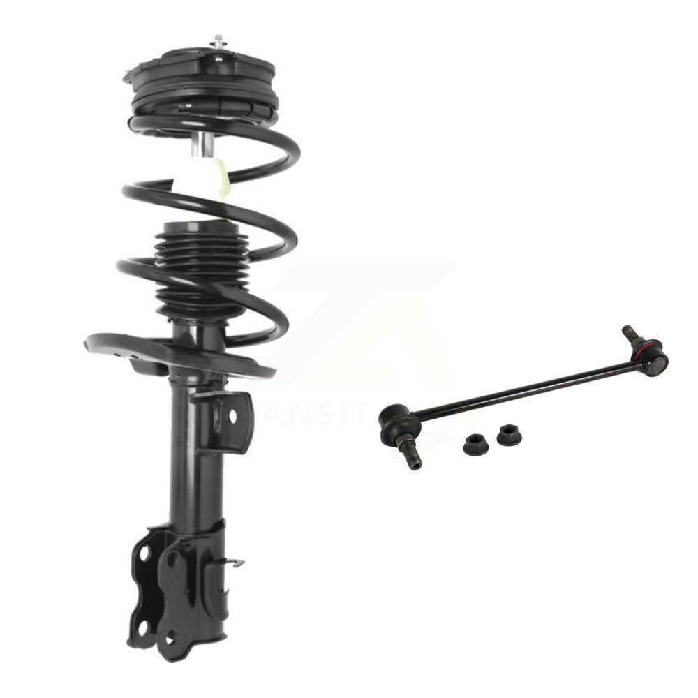 Transit Auto KSS-104685 Suspension Strut and Coil Spring Assembly for 2013-2019 Nissan Sentra - Front Left