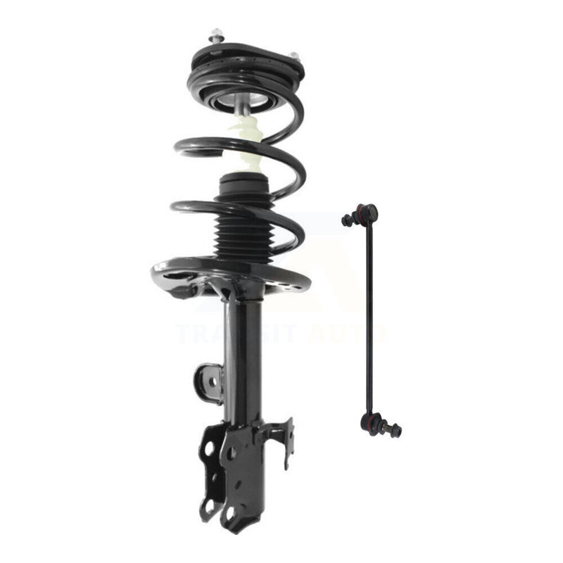 Transit Auto KSS-104695 Suspension Strut and Coil Spring Assembly for 2013-2018 Toyota RAV4 - Front Left