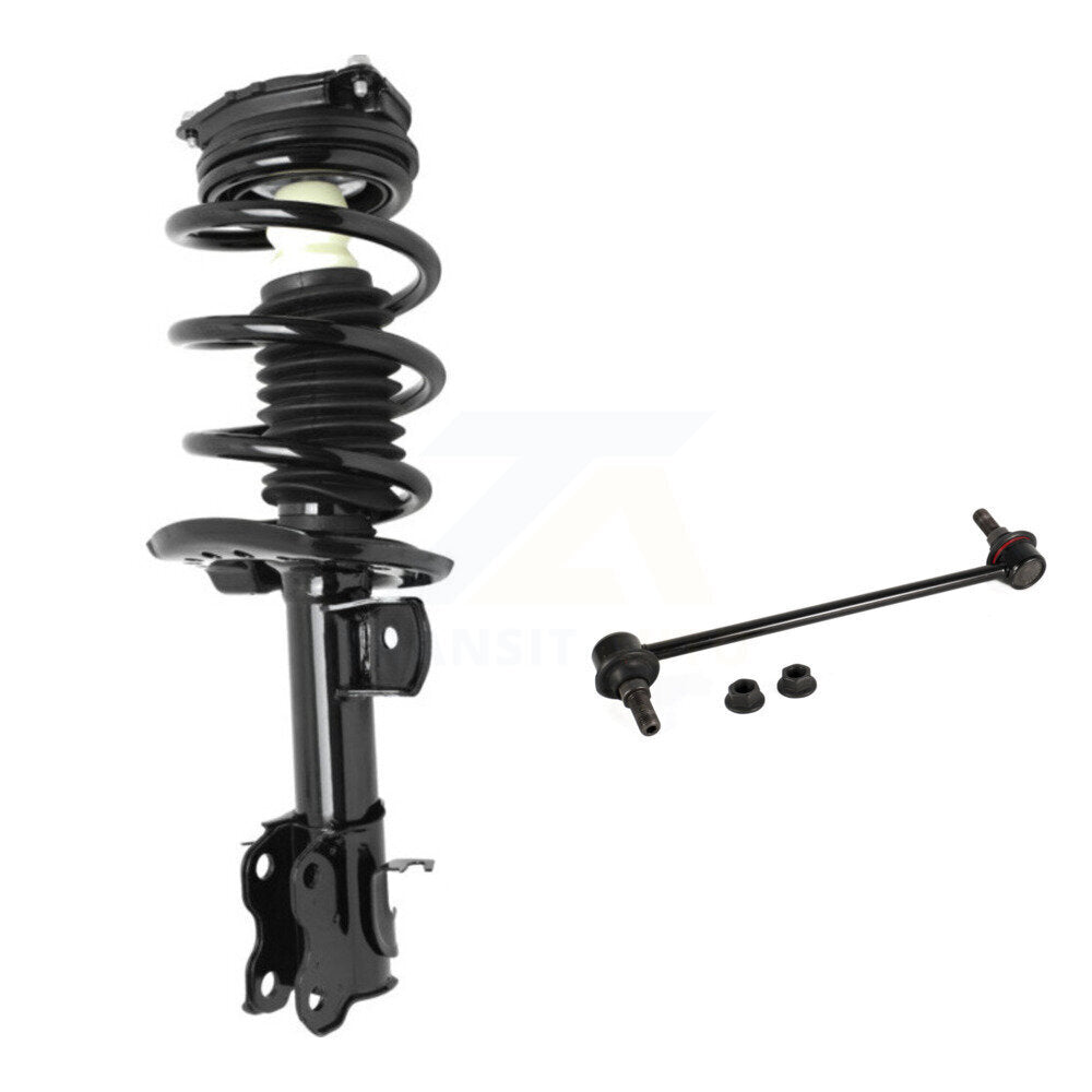 Transit Auto KSS-104697 Suspension Strut and Coil Spring Assembly for 2013-2020 Chevrolet City Express, Nissan NV200 - Front Left