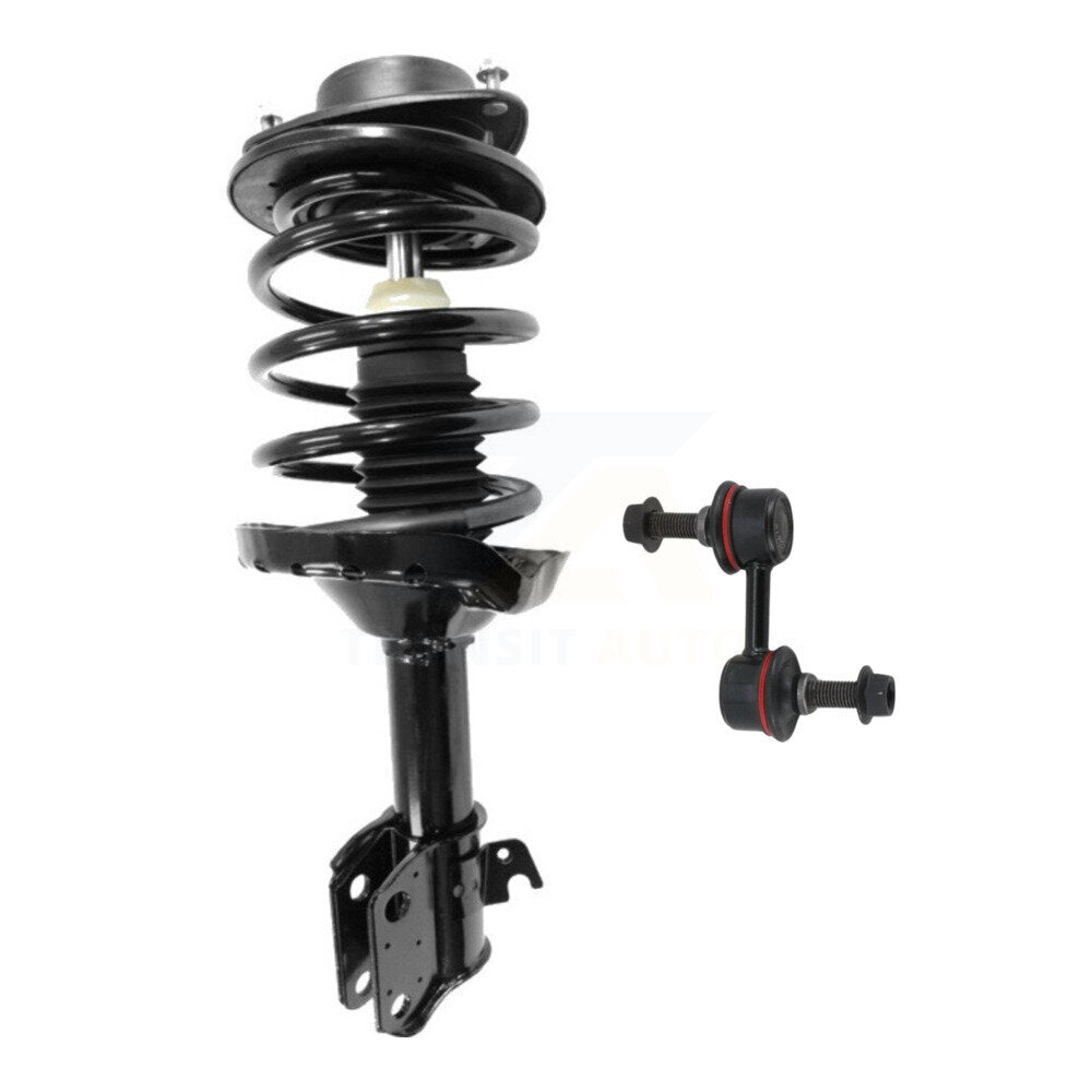 Transit Auto KSS-104702 Suspension Strut and Coil Spring Assembly for 2008-2011 Subaru Impreza - Front Left