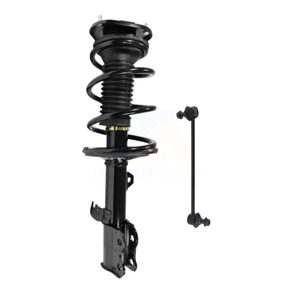 Transit Auto KSS-104710 Suspension Strut and Coil Spring Assembly for 2003-2008 Toyota Corolla - Front Left