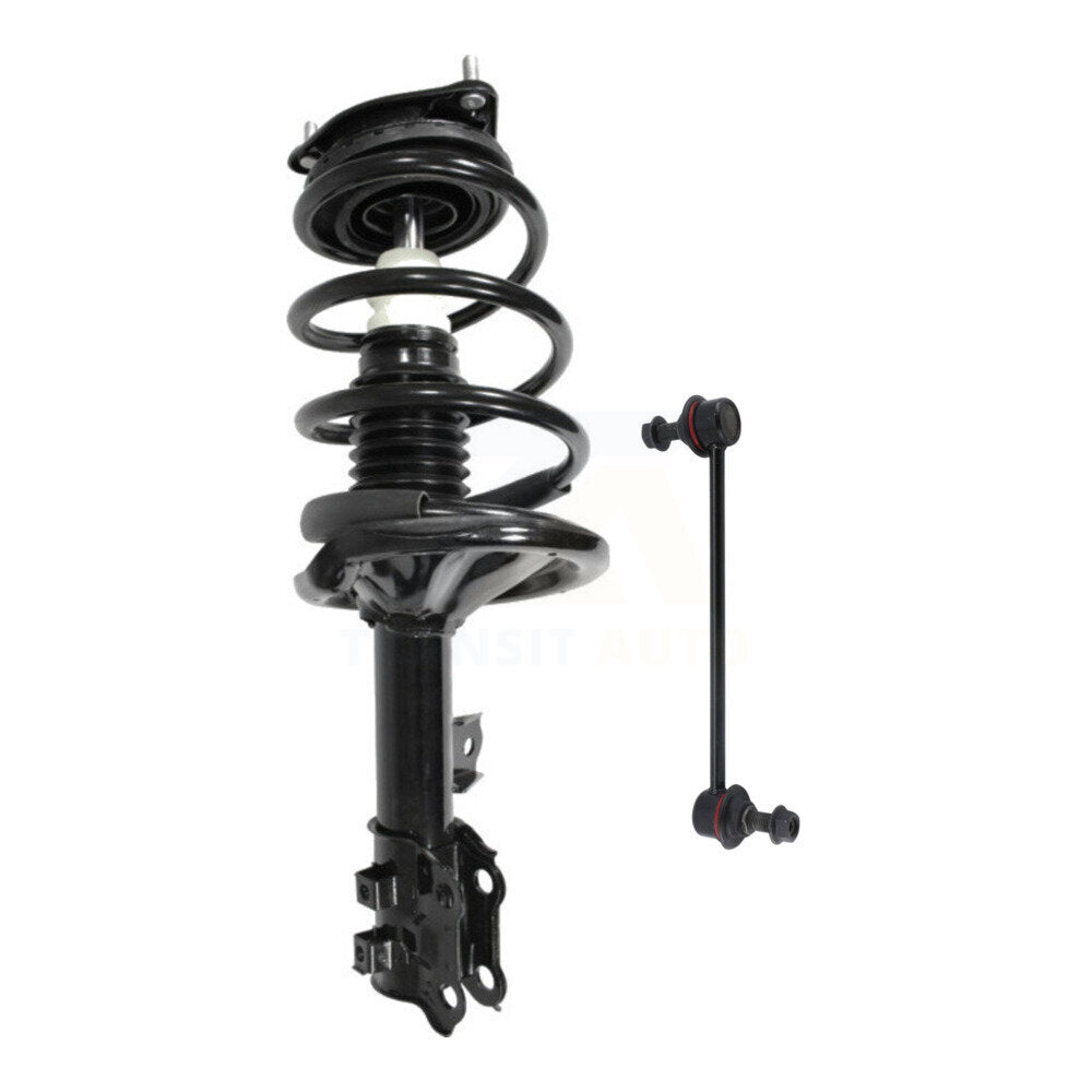 Transit Auto KSS-104717 Suspension Strut and Coil Spring Assembly for 2007-2010 Hyundai Elantra - Front Left