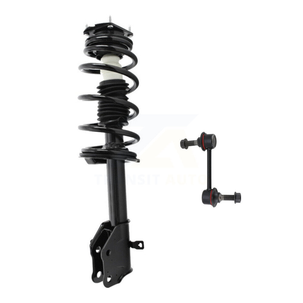 Transit Auto KSS-104721 Suspension Strut and Coil Spring Assembly for 2011-2015 Ford Edge, Lincoln MKX - Front Left