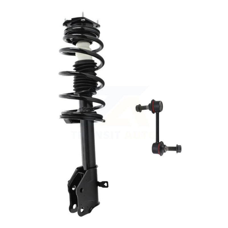 Transit Auto KSS-104721 Suspension Strut and Coil Spring Assembly for 2011-2015 Ford Edge, Lincoln MKX - Front Left