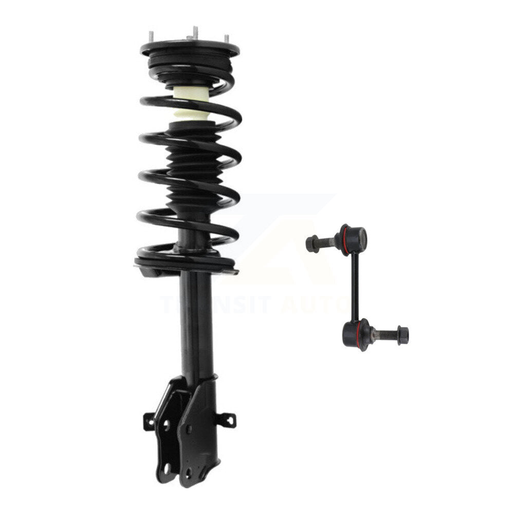 Transit Auto KSS-104724 Suspension Strut and Coil Spring Assembly for 2007-2010 Ford Edge, Lincoln MKX - Front Left