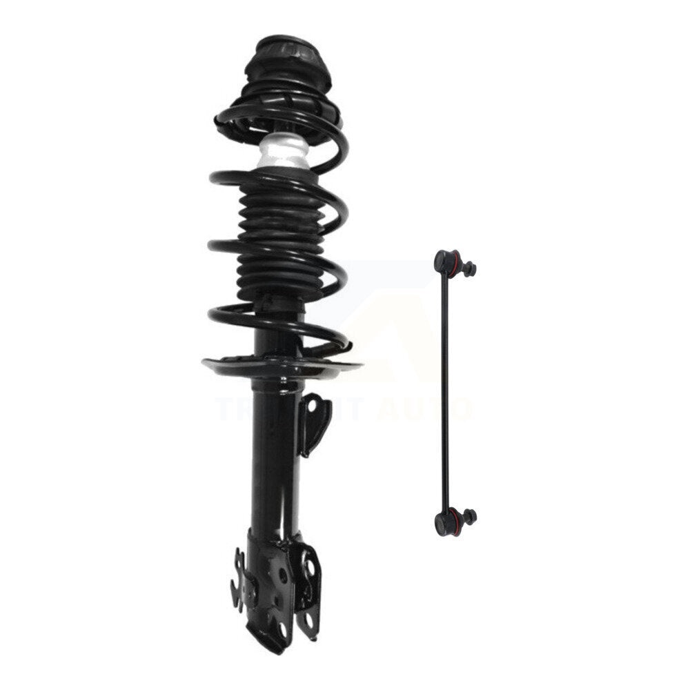 Transit Auto KSS-104732 Suspension Strut and Coil Spring Assembly for 2006-2018 Toyota Yaris, Toyota Prius C - Front Left