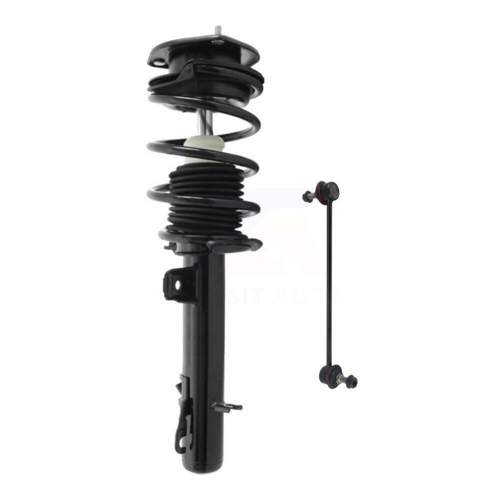 Transit Auto KSS-104735 Suspension Strut and Coil Spring Assembly for 2007-2015 Mini Cooper - Front Left