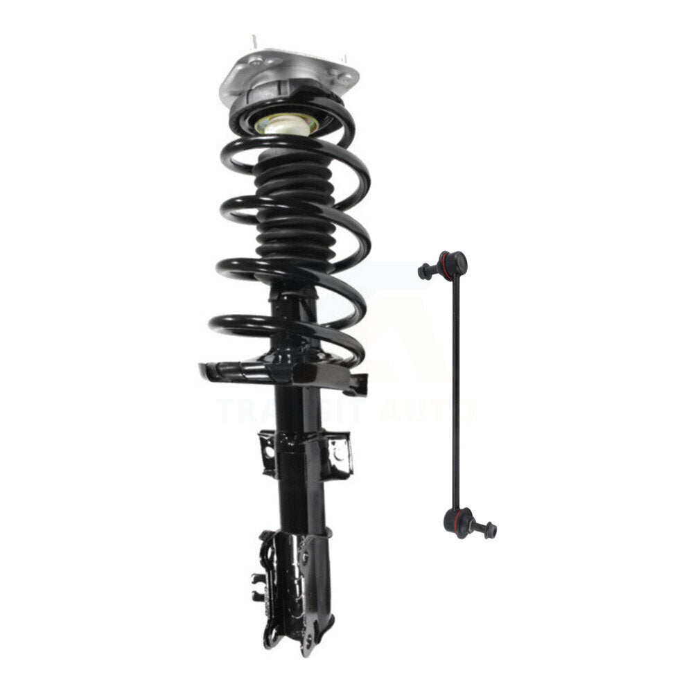 Transit Auto KSS-104739 Suspension Strut and Coil Spring Assembly for 2001-2007 Volvo XC70, Volvo V70 - Front Left