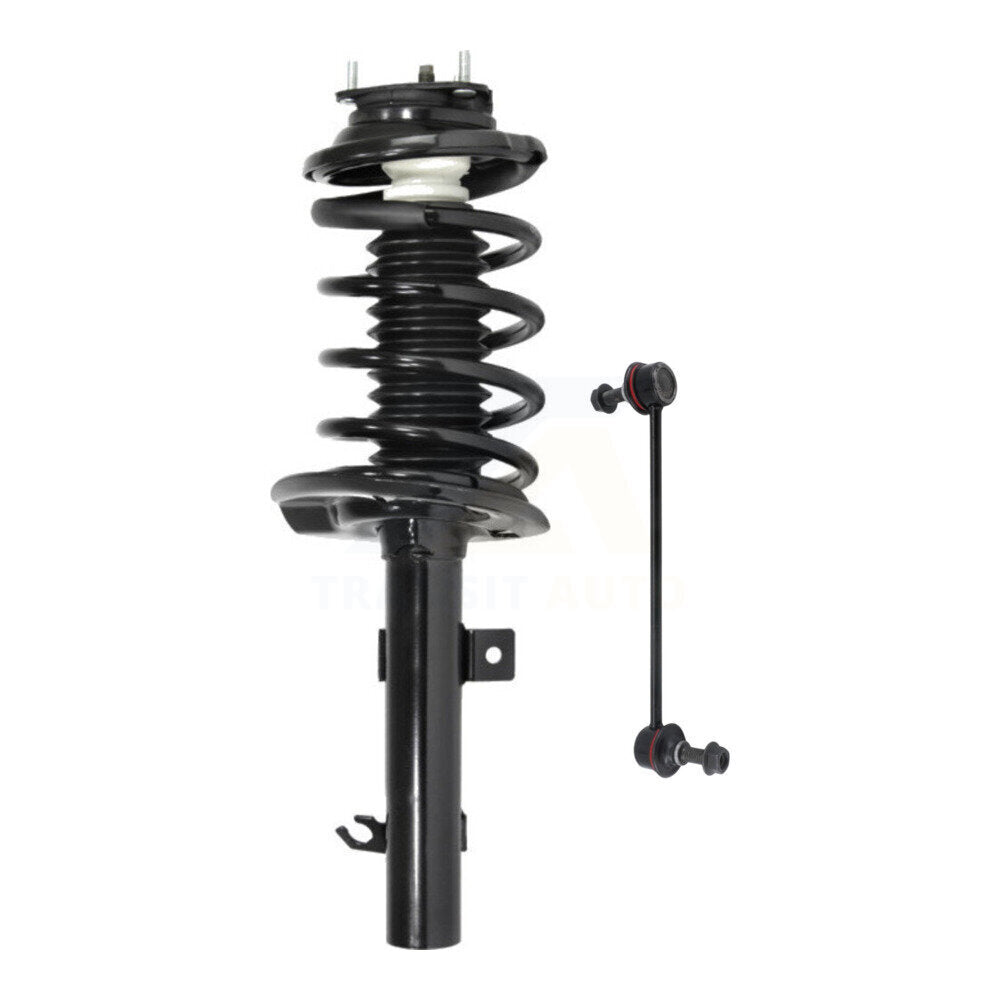 Transit Auto KSS-104758 Suspension Strut and Coil Spring Assembly for 2006-2010 Ford Focus - Front Left