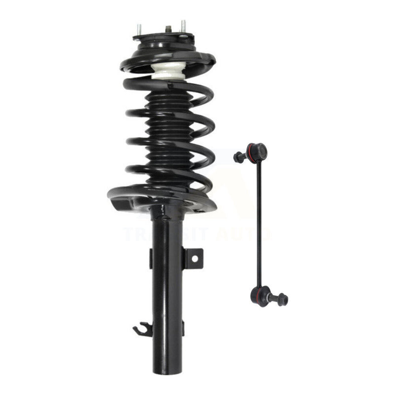 Transit Auto KSS-104758 Suspension Strut and Coil Spring Assembly for 2006-2010 Ford Focus - Front Left