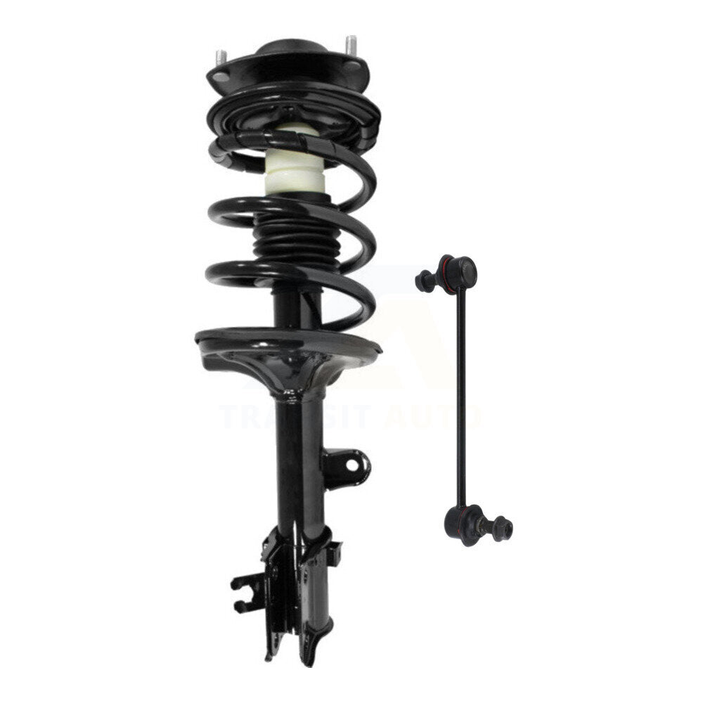 Transit Auto KSS-104772 Suspension Strut and Coil Spring Assembly for 2005-2010 Hyundai Tucson, Kia Sportage - Front Left
