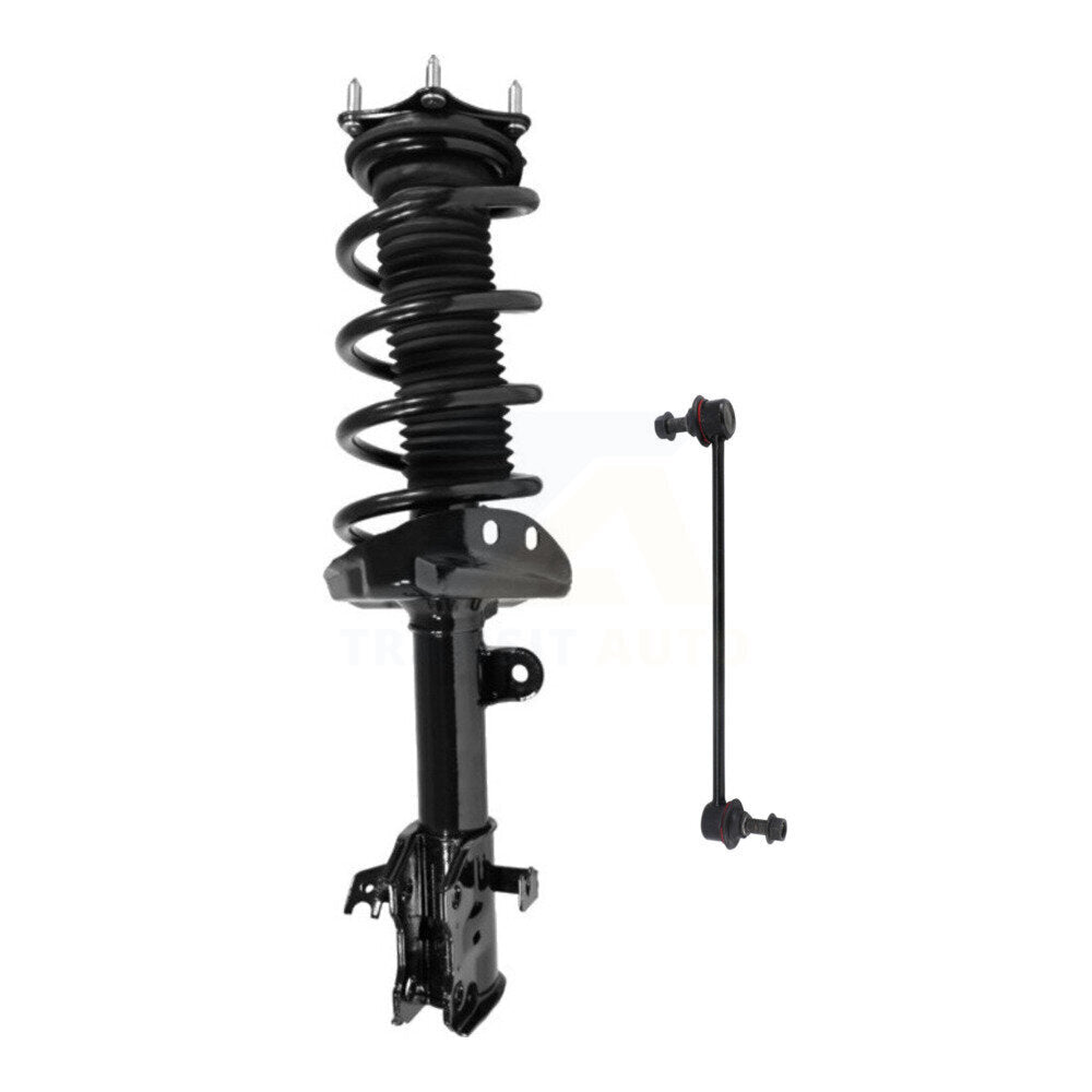 Transit Auto KSS-104774 Suspension Strut and Coil Spring Assembly for 2007-2014 Honda CR-V - Front Left