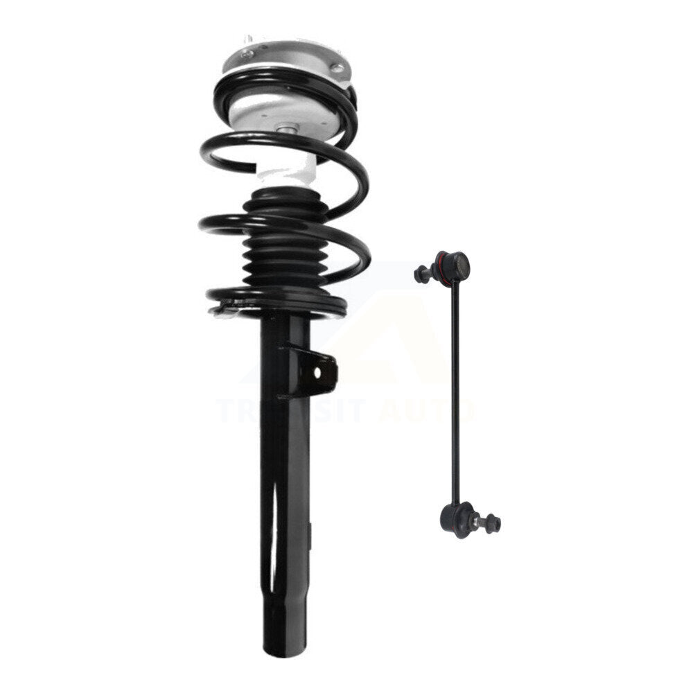 Transit Auto KSS-104781 Suspension Strut and Coil Spring Assembly for 1999-2006 BMW 320i, BMW 325Ci and More - Front Left