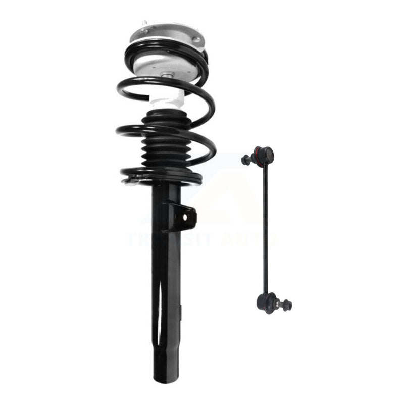 Transit Auto KSS-104781 Suspension Strut and Coil Spring Assembly for 1999-2006 BMW 320i, BMW 325Ci and More - Front Left