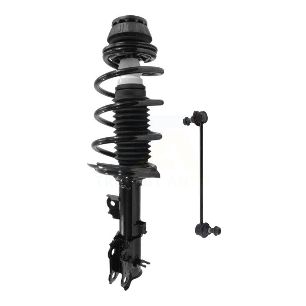 Transit Auto KSS-104789 Suspension Strut and Coil Spring Assembly for 2012-2017 Hyundai Accent, Kia Rio - Front Left