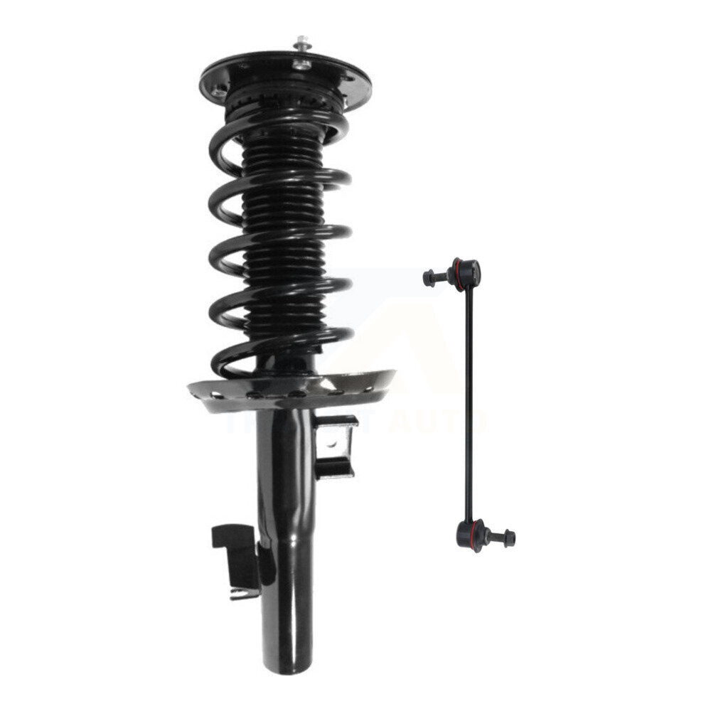 Transit Auto KSS-104793 Suspension Strut and Coil Spring Assembly for 2011-2018 Volvo V60, Volvo S60 - Front Left
