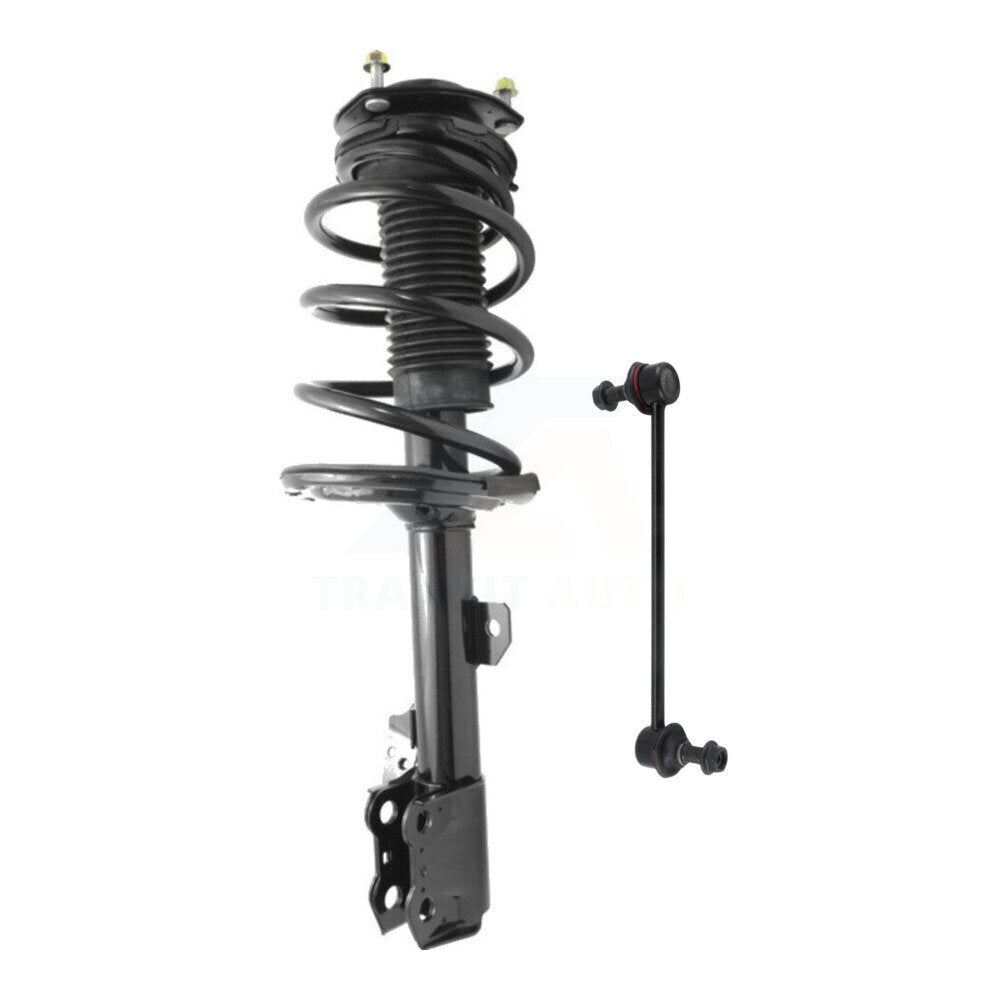 Transit Auto KSS-104800 Suspension Strut and Coil Spring Assembly for 2010-2015 Toyota Highlander, Lexus RX350, Lexus RX450h - Front Left