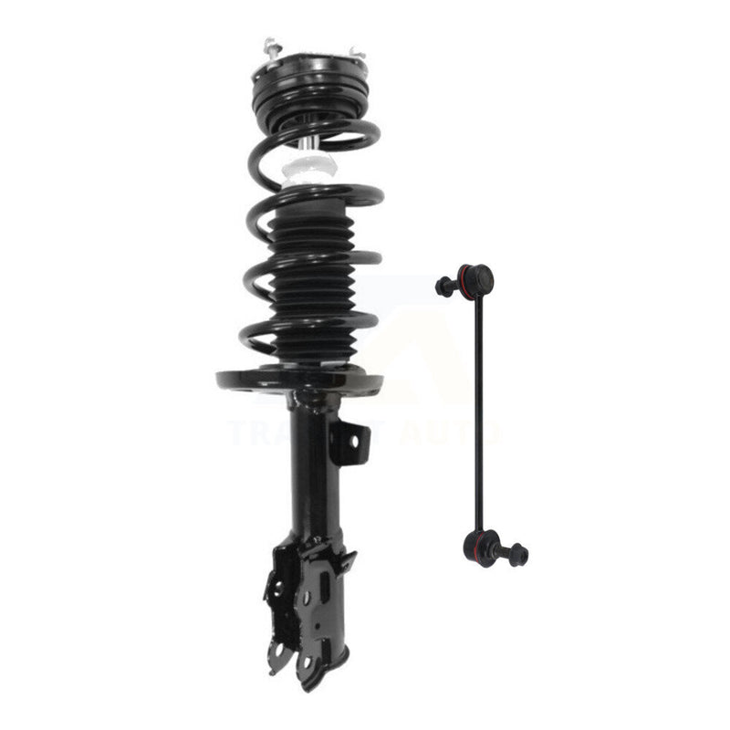 Transit Auto KSS-104807 Suspension Strut and Coil Spring Assembly for 2011-2019 Ford Fiesta - Front Left