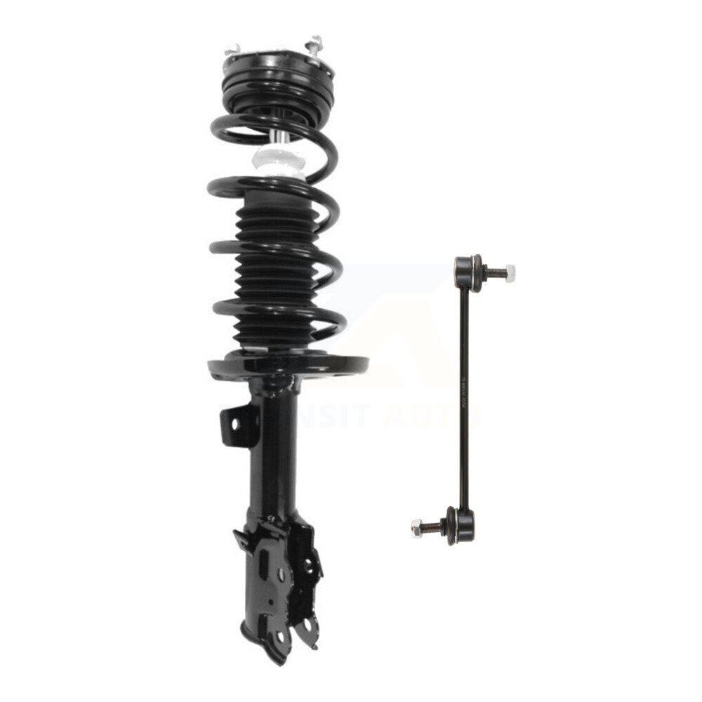 Transit Auto KSS-104928 Suspension Strut and Coil Spring Assembly for 2011-2019 Ford Fiesta - Front Right