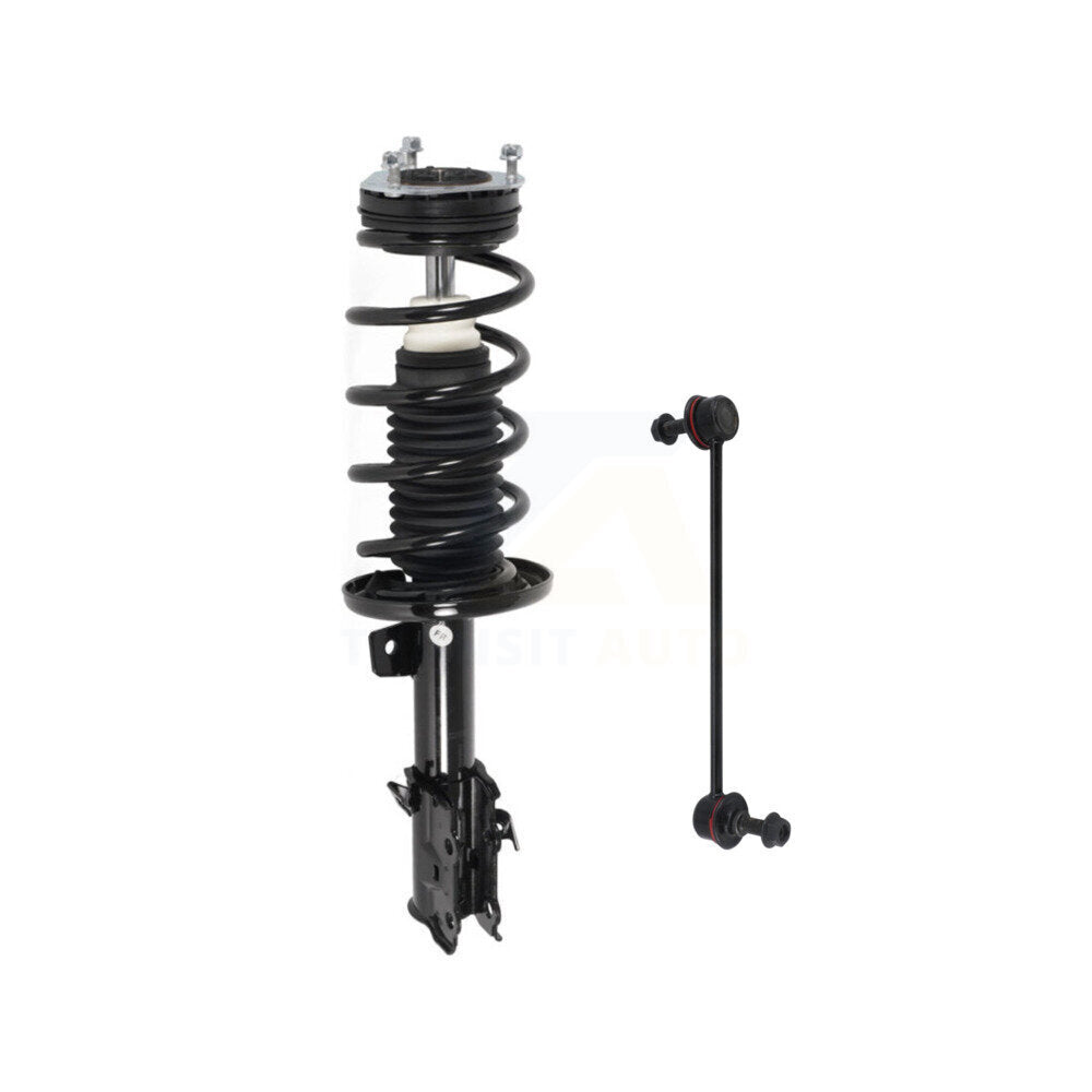 Transit Auto KSS-105011 Suspension Strut and Coil Spring Assembly for 2011-2019 Ford Fiesta - Front Right