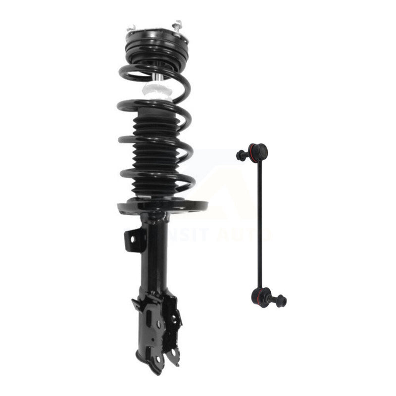 Transit Auto KSS-105040 Suspension Strut and Coil Spring Assembly for 2011-2019 Ford Fiesta - Front Right
