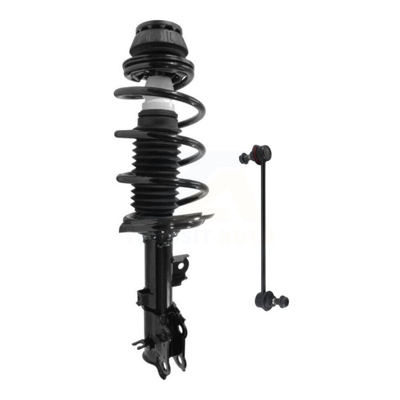 Transit Auto KSS-105051 Suspension Strut and Coil Spring Assembly for 2012-2017 Hyundai Accent, Kia Rio - Front Right
