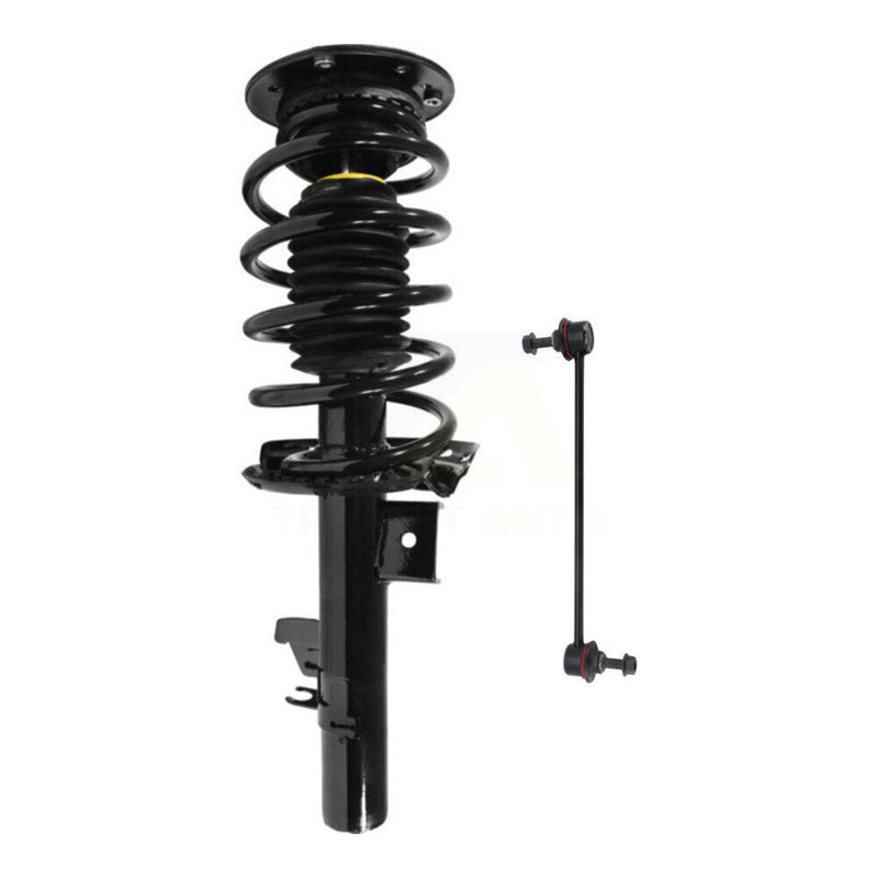 Transit Auto KSS-105053 Suspension Strut and Coil Spring Assembly for 2007-2016 Volvo V70, Volvo XC70, Volvo S80 - Front Right