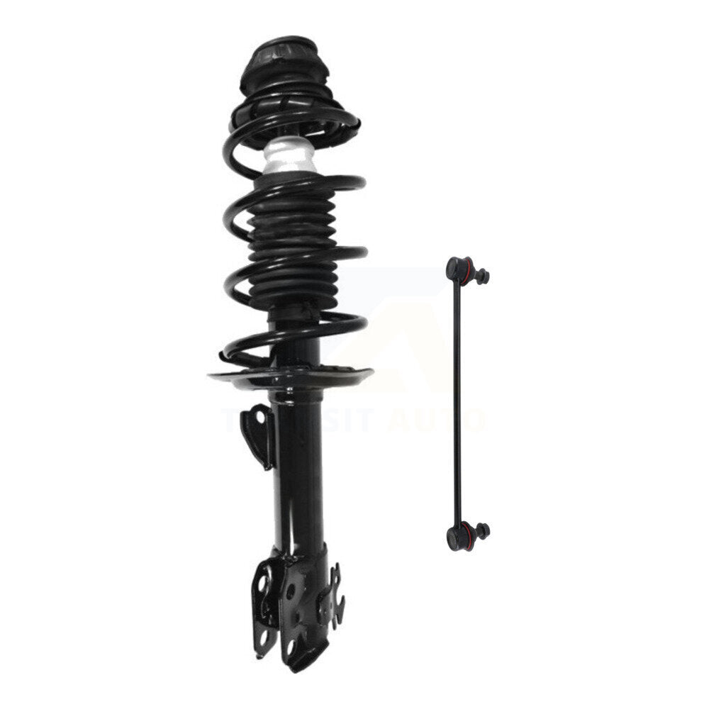 Transit Auto KSS-105133 Suspension Strut and Coil Spring Assembly for 2006-2018 Toyota Yaris, Toyota Prius C - Front Right