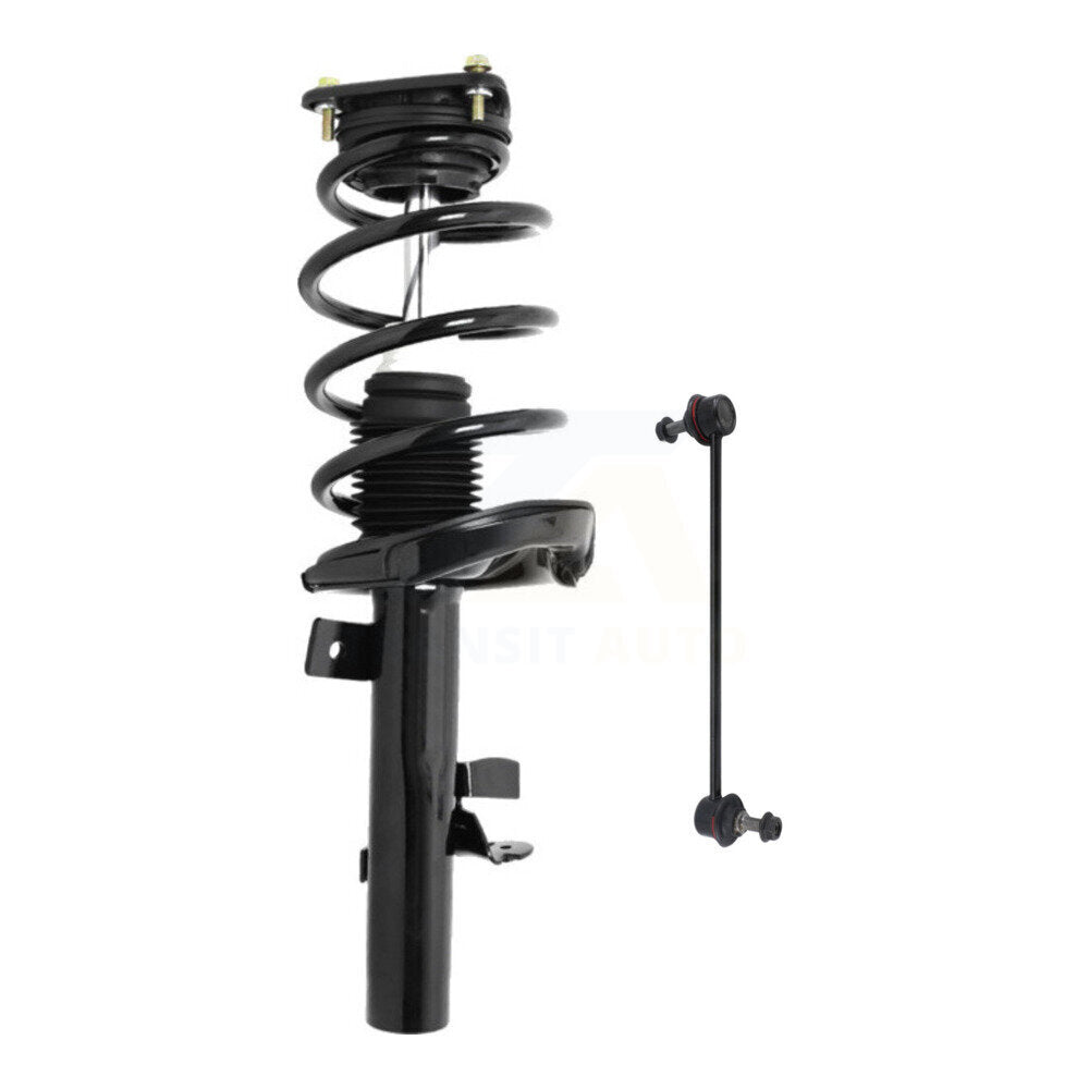 Transit Auto KSS-105158 Suspension Strut and Coil Spring Assembly for 2012-2018 Ford Focus - Front Right