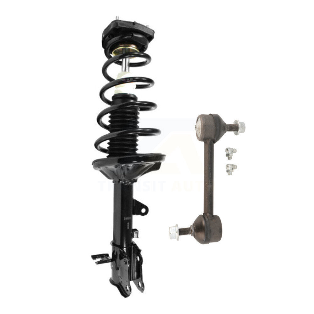 Transit Auto KSS-105321 Suspension Strut and Coil Spring Assembly for 2000-2006 Hyundai Elantra - Rear Left