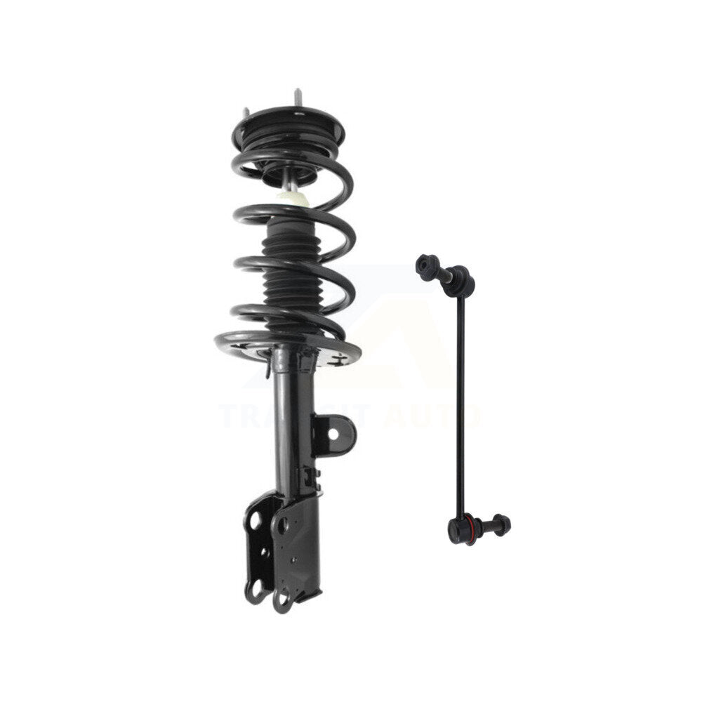 Transit Auto KSS-105343 Suspension Strut and Coil Spring Assembly for 2013-2019 Ford Flex, Lincoln MKT - Front Left