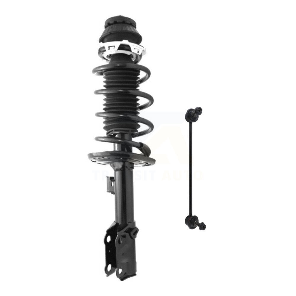 Transit Auto KSS-105351 Suspension Strut and Coil Spring Assembly for 2007-2008 Honda Fit - Front Left