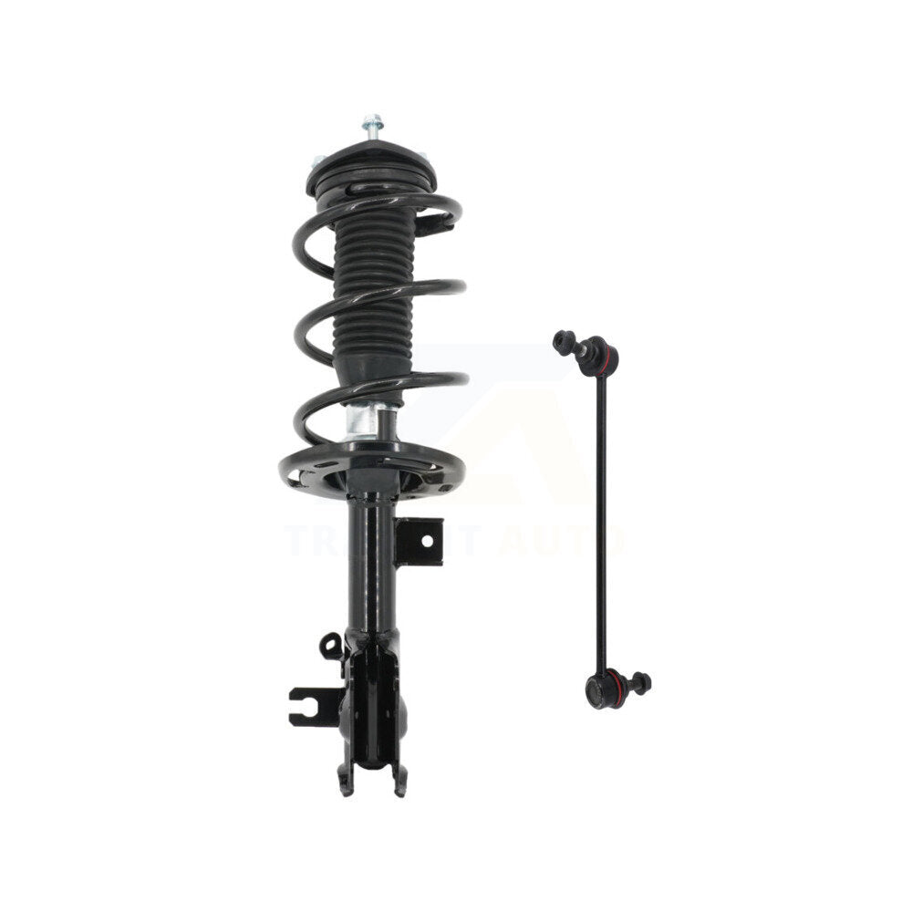 Transit Auto KSS-105355 Suspension Strut and Coil Spring Assembly for 2014-2018 Mazda 3 - Front Left