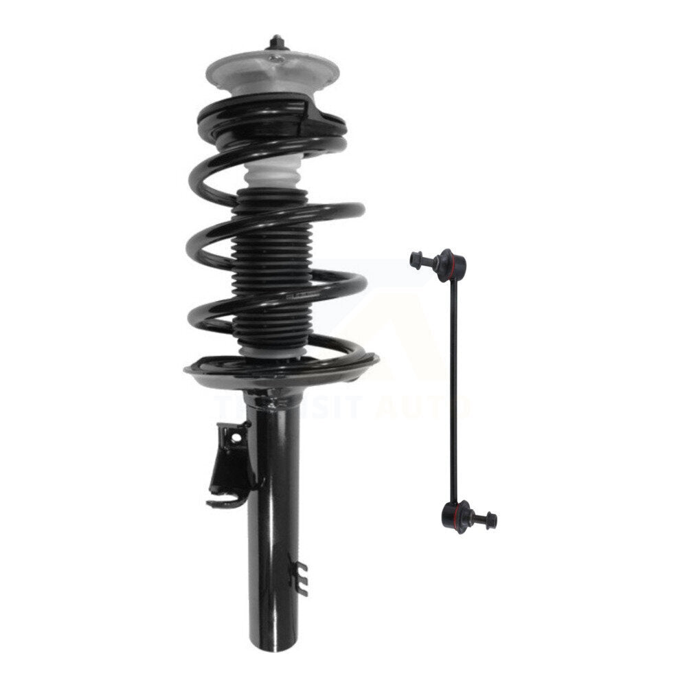 Transit Auto KSS-105370 Suspension Strut and Coil Spring Assembly for 2004-2010 BMW X3 - Front Left