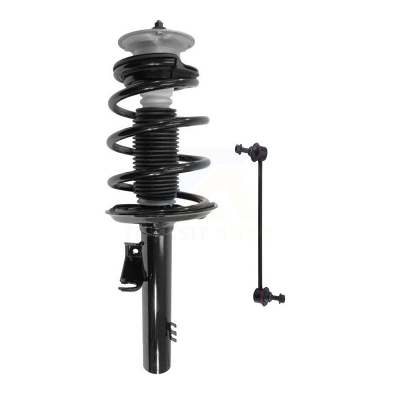 Transit Auto KSS-105370 Suspension Strut and Coil Spring Assembly for 2004-2010 BMW X3 - Front Left