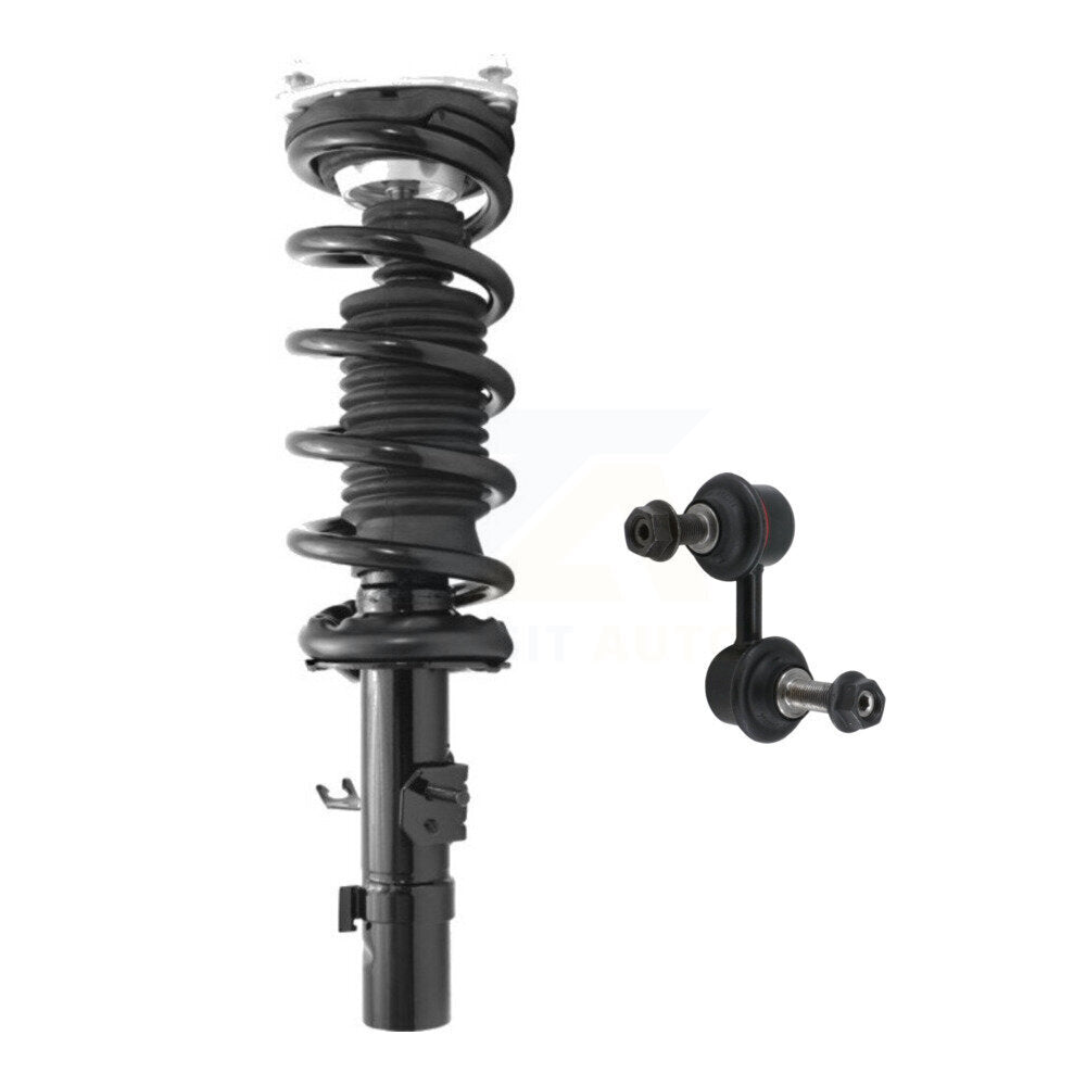 Transit Auto KSS-105372 Suspension Strut and Coil Spring Assembly for 2007-2015 INFINITI Q40, INFINITI G25 and More - Front Left