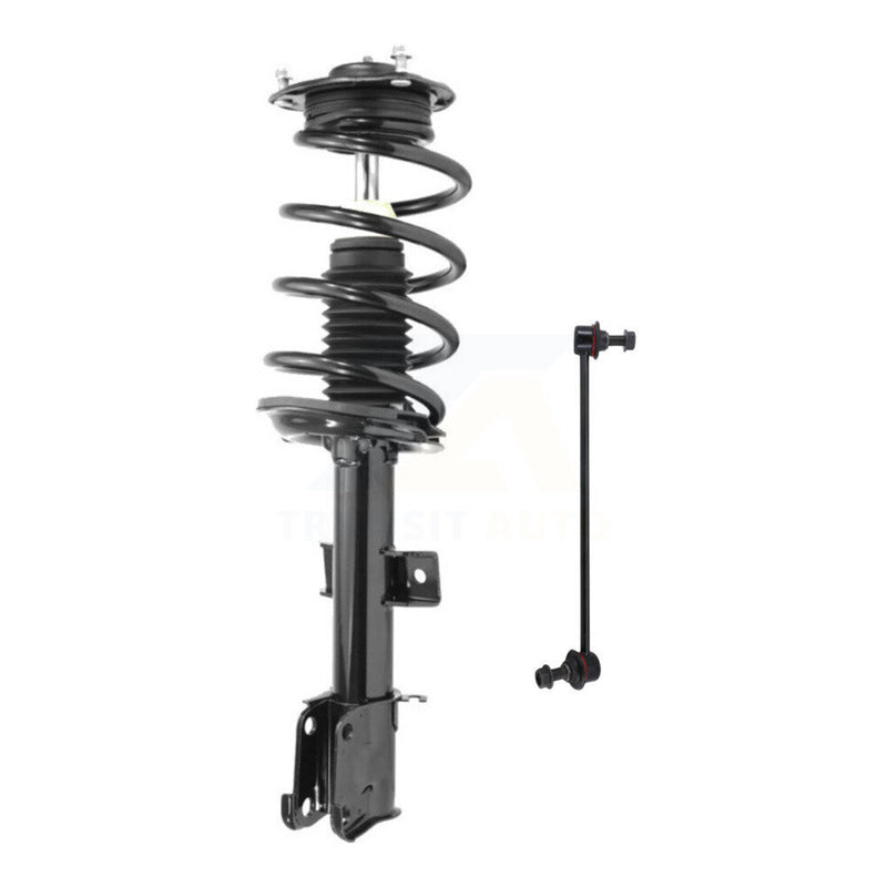 Transit Auto KSS-105404 Suspension Strut and Coil Spring Assembly for 2010-2012 Hyundai Santa Fe - Front Left