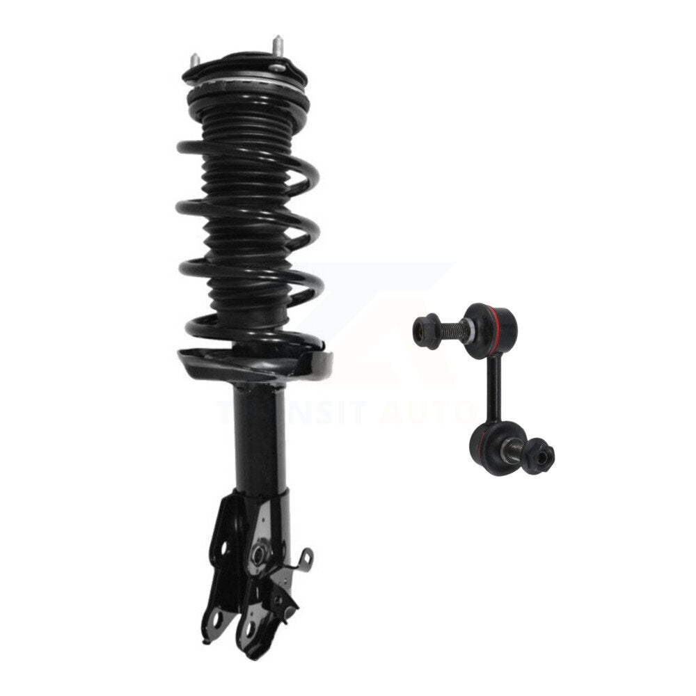Transit Auto KSS-105421 Suspension Strut and Coil Spring Assembly for 2006-2011 Honda Civic, Acura CSX - Front Left