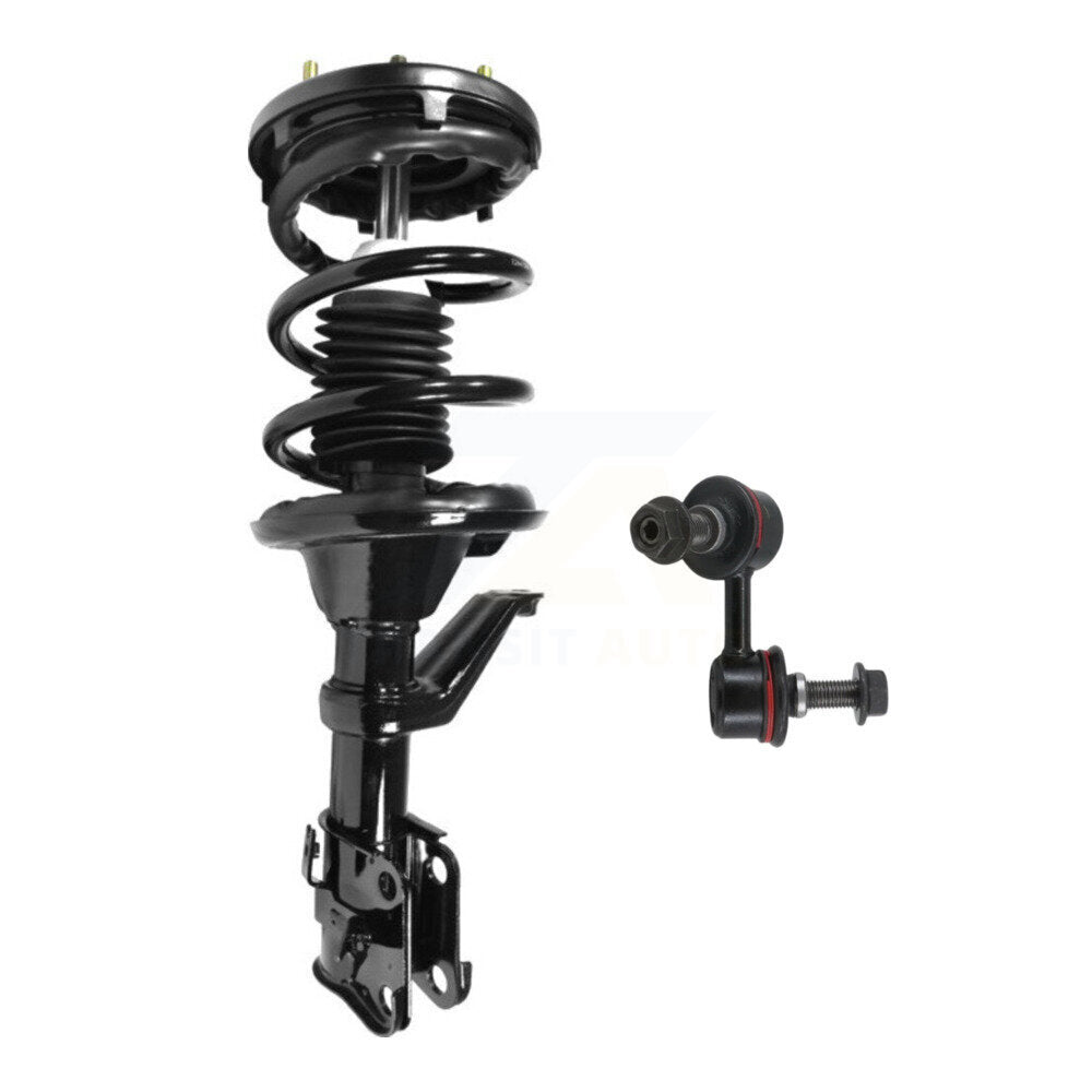 Transit Auto KSS-105425 Suspension Strut and Coil Spring Assembly for 2002-2006 Honda CR-V - Front Left