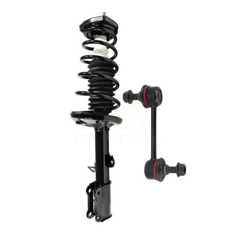 Transit Auto KSS-105437 Suspension Strut and Coil Spring Assembly for 1993-2002 Chevrolet Prizm, Geo Prizm, Toyota Corolla - Rear Left