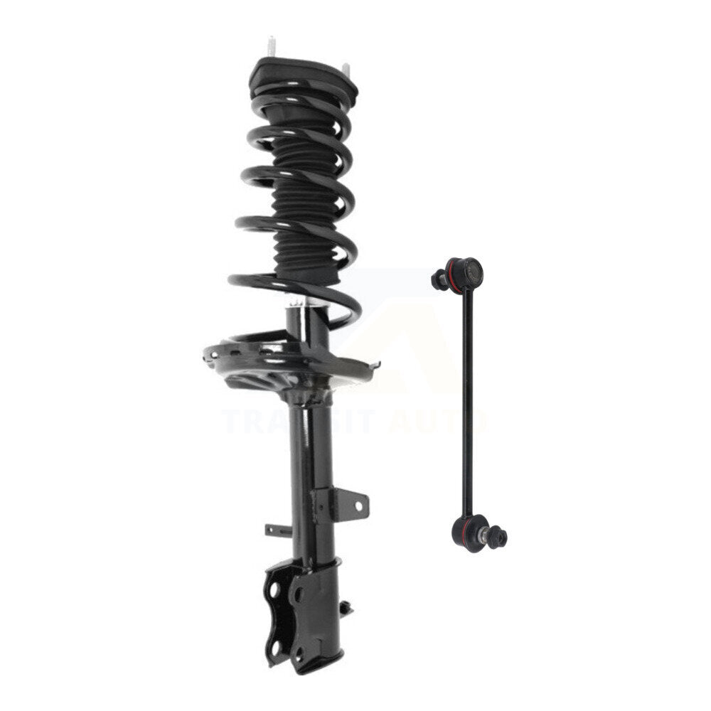 Transit Auto KSS-105455 Suspension Strut and Coil Spring Assembly for 2008-2016 Toyota Venza, Toyota Highlander - Rear Left