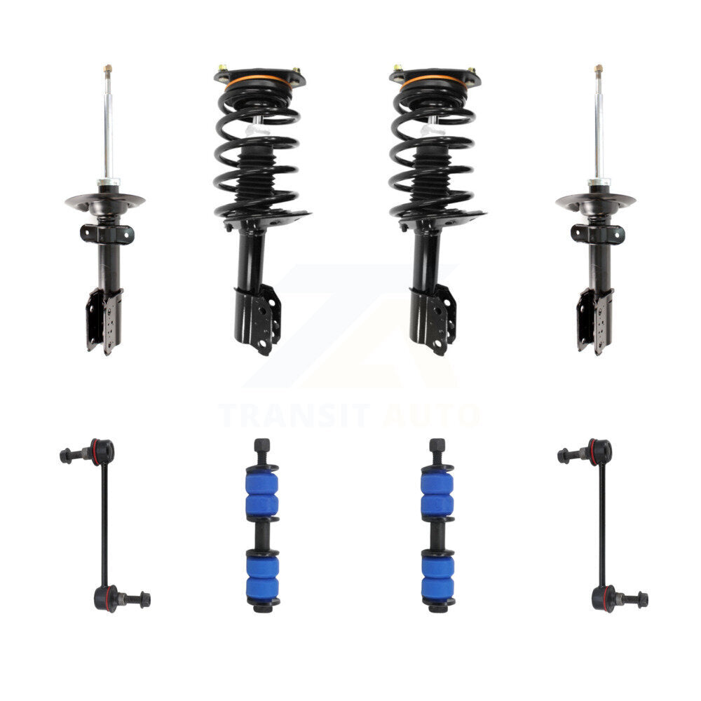 Transit Auto KSS-107645 Suspension Strut and Coil Spring Assembly for 2006-2011 Chevrolet Impala - Front and Rear