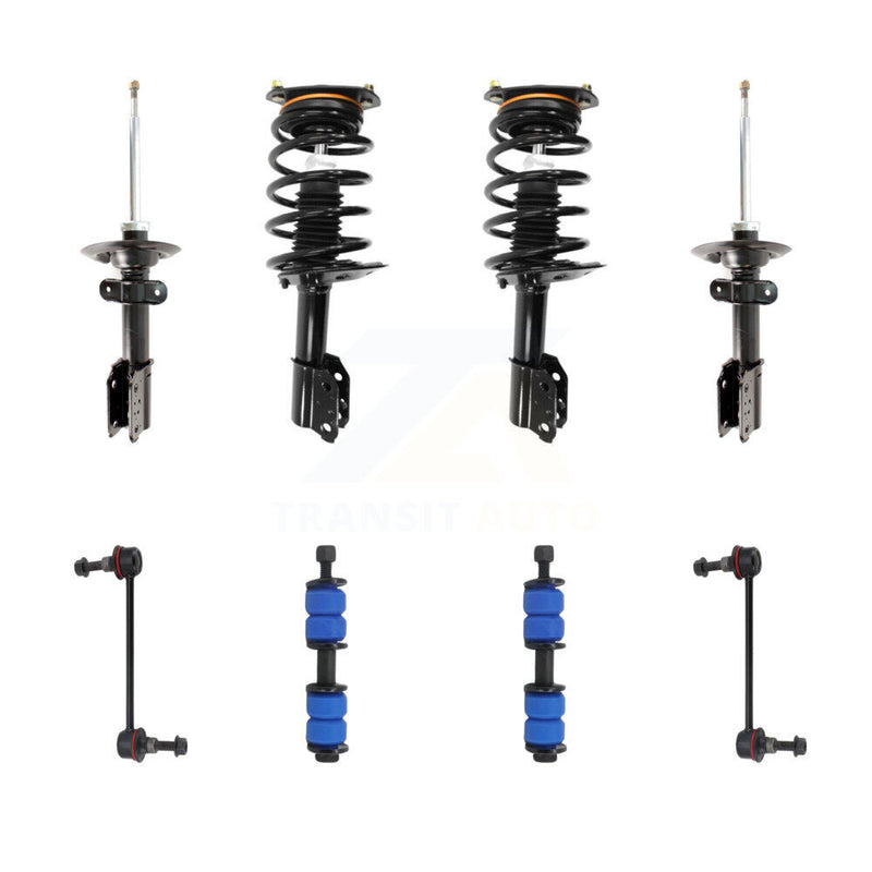 Transit Auto KSS-107645 Suspension Strut and Coil Spring Assembly for 2006-2011 Chevrolet Impala - Front and Rear