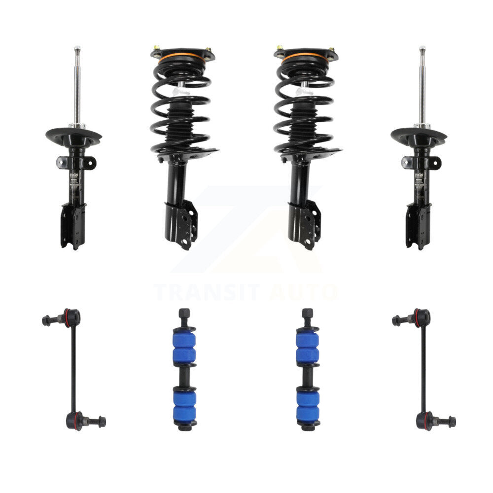 Transit Auto KSS-107646 Suspension Strut and Coil Spring Assembly for 2006-2011 Chevrolet Impala - Front and Rear