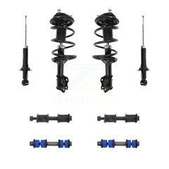 Transit Auto KSS-107648 Suspension Strut and Coil Spring Assembly for 2002-2005 Mitsubishi Lancer - Front and Rear