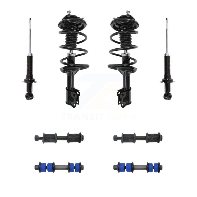 Transit Auto KSS-107648 Suspension Strut and Coil Spring Assembly for 2002-2005 Mitsubishi Lancer - Front and Rear